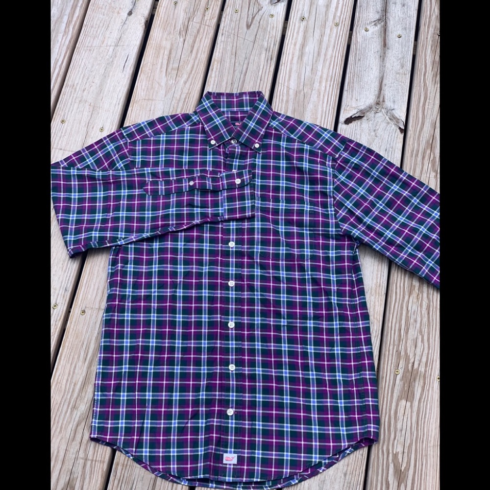 Vineyard Vines Long Sleeve Casual Button Up Small
